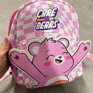 Care Bears Checkered Pink Kids Bag